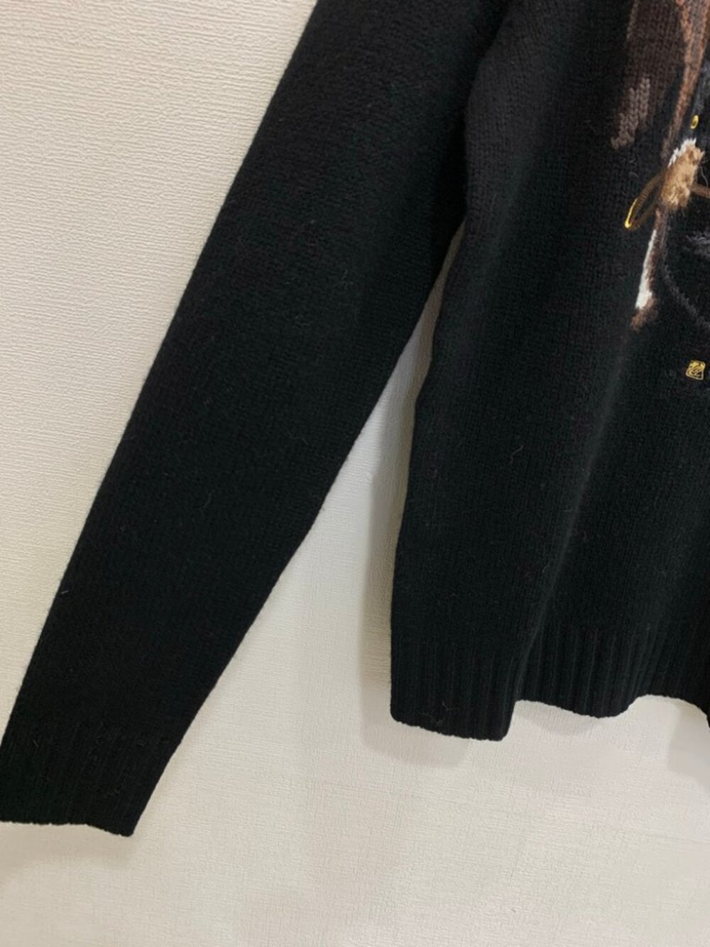 Polo Ralph Lauren Bear & Horse Wool Crewneck Sweater - Picture 6 of 8